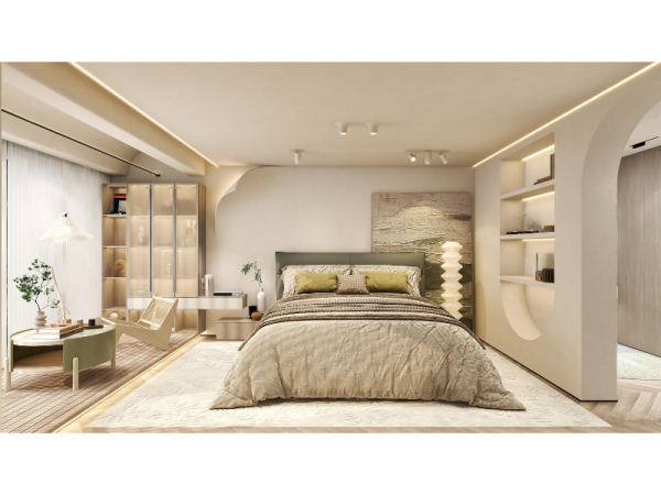 Phòng ngủ 21.6m²