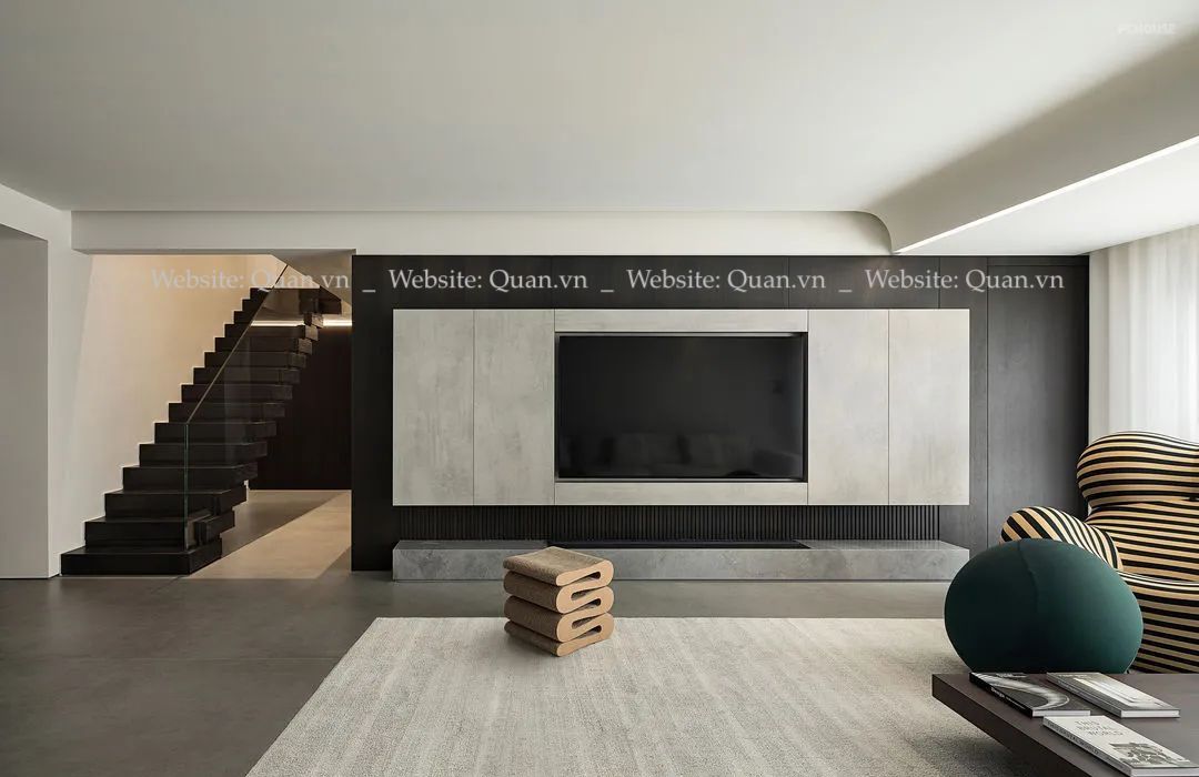 Thi công thiết kế nội thất căn hộ 220m2 độc đáo, tối ưu diện ích và không gian sống